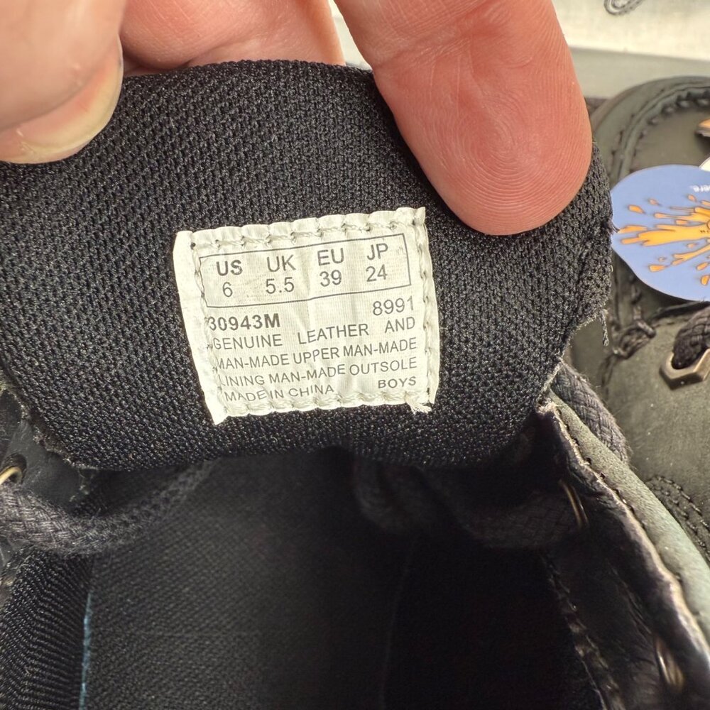 NEW Timberland Earthkeepers Trekker Moc Toe Black Oxford Mens sz 6 /Womans 7.5 - Picture 7 of 10